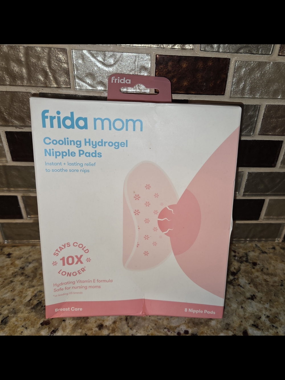 NWT Frida Mom Cooling Hydrogel Nipple Pads Soothes Sore Nipples (8) Pads